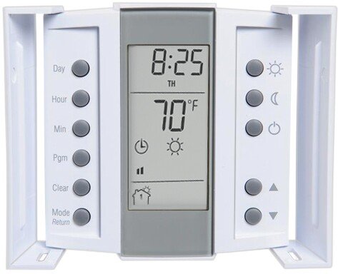 Aube TH232 7 Day Programmable Thermostat - Digital A/F/AF