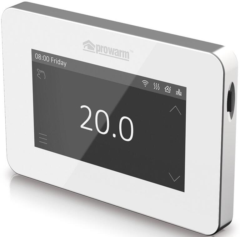 ProWarm ProTouch v2 Thermostat - White - Underfloor Heating UK