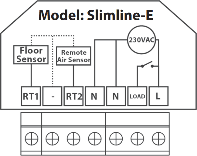 Heatmiser Slimline-e Thermostat v3 - Underfloor Heating UK